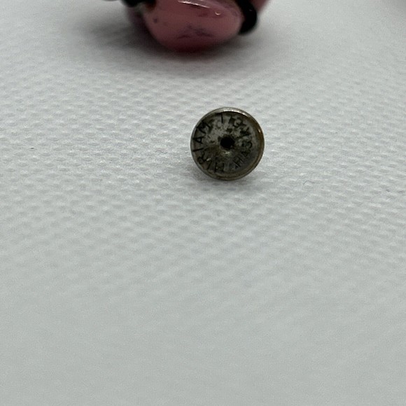 Miriam Haskell Earrings Vintage Rare Rhodonite - Picture 4 of 9